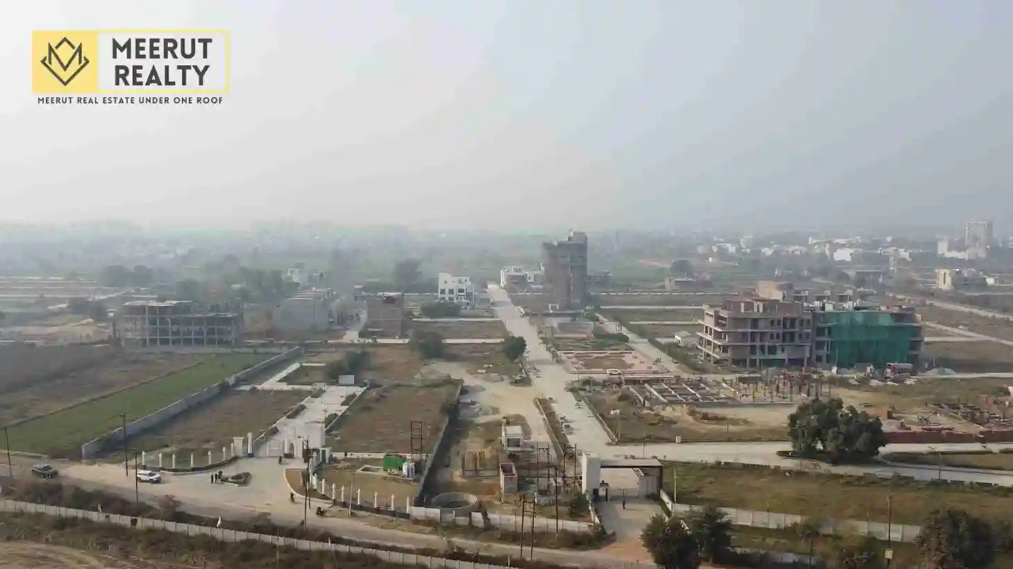Ganpati Kunj Meerut Drone View Ganpati Kunj Meerut Drone View