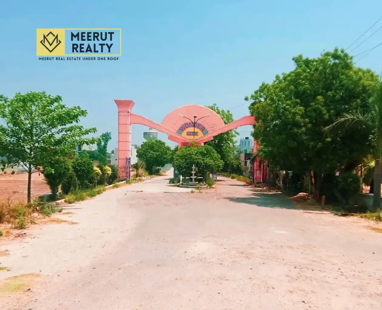 Wonder City Extension Colony Main Entrance View Wonder City Extension Colony Main Entrance View